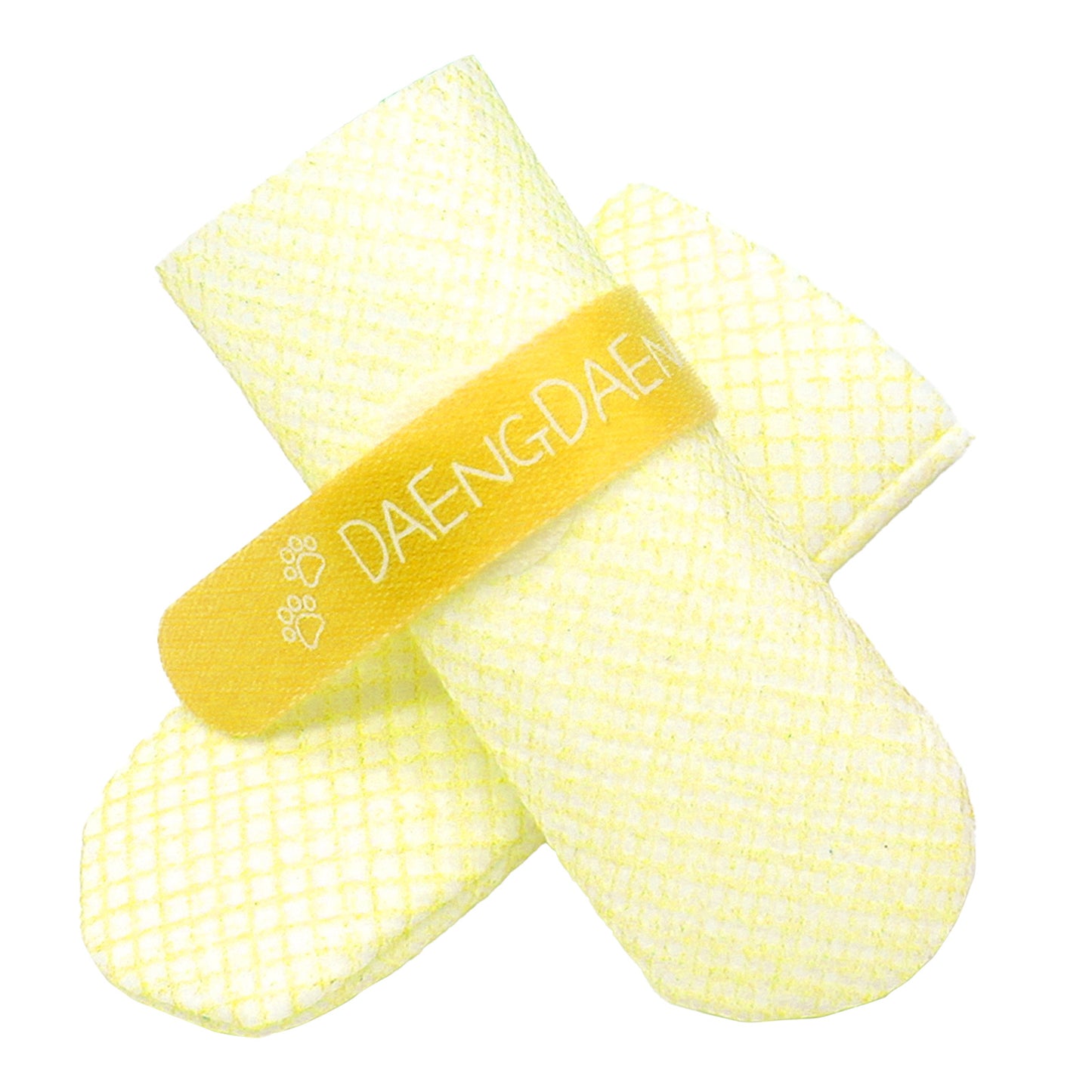 daeng-daeng-shoes-28pc-l-yellow-dog-shoes-waterproof-disposable-boots-anti-slip-socks www.mallsonline.com.au