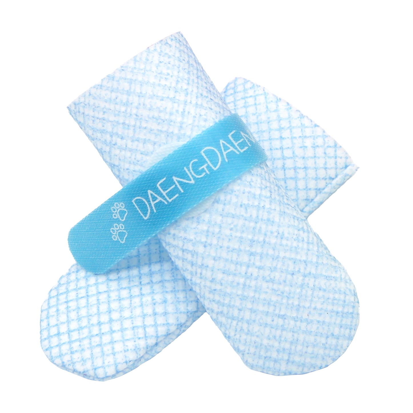 daeng-daeng-shoes-28pc-m-blue-dog-shoes-waterproof-disposable-boots-anti-slip-socks www.mallsonline.com.au