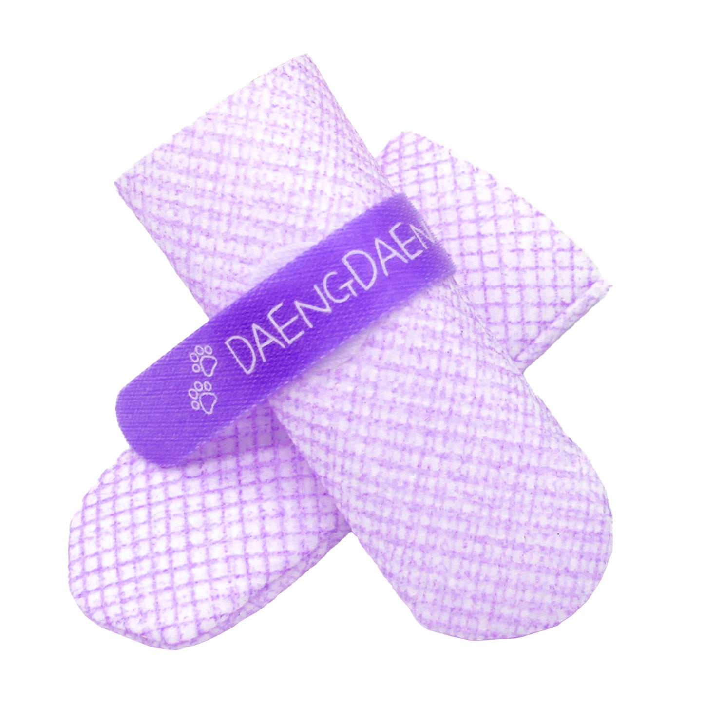 daeng-daeng-shoes-28pc-m-violet-dog-shoes-waterproof-disposable-boots-anti-slip-socks at www.mallsonline.com.au