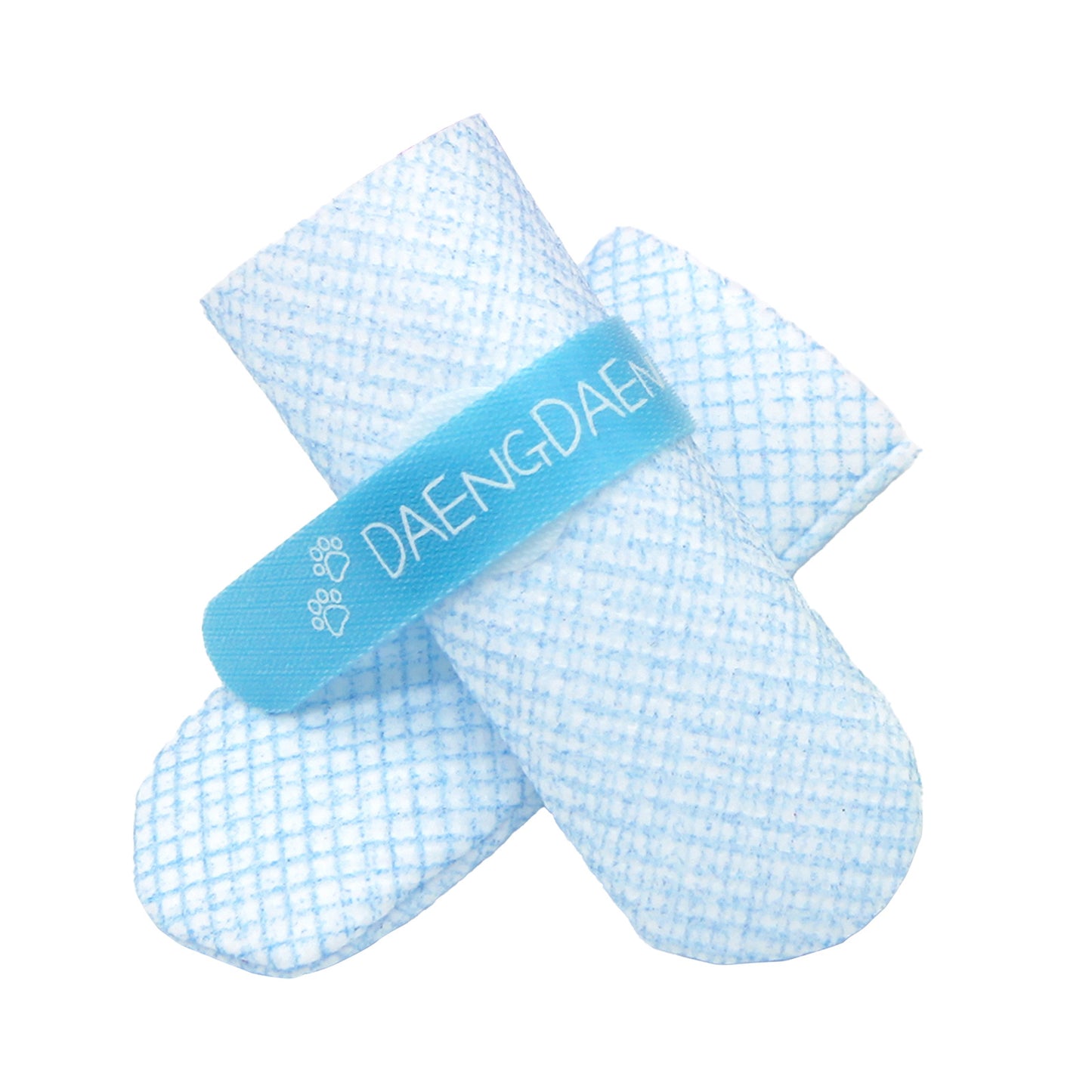 daeng-daeng-shoes-28pc-s-blue-dog-shoes-waterproof-disposable-boots-anti-slip-socks www.mallsonline.com.au