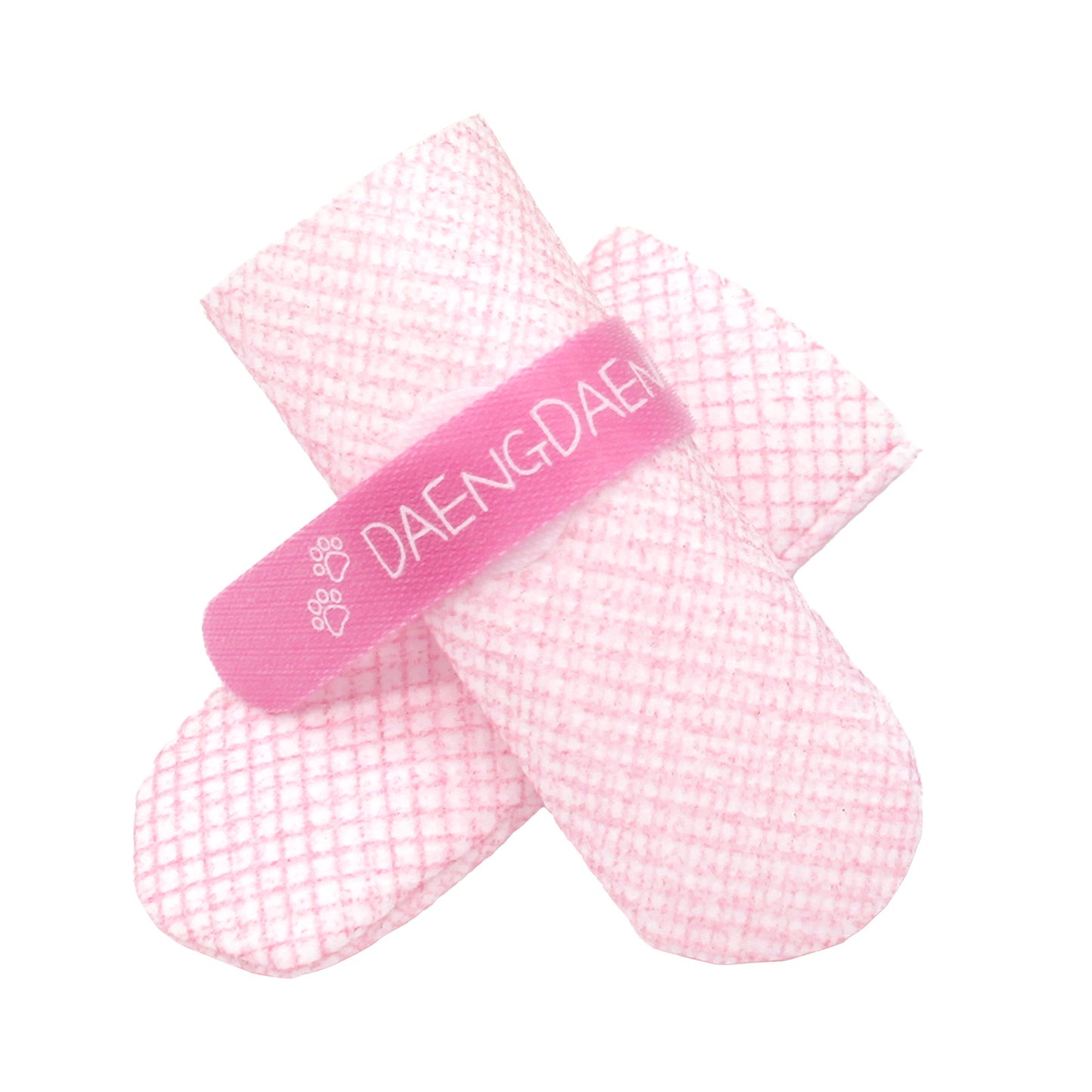 daeng-daeng-shoes-28pc-s-pink-dog-shoes-waterproof-disposable-boots-anti-slip-socks www.mallsonline.com.au
