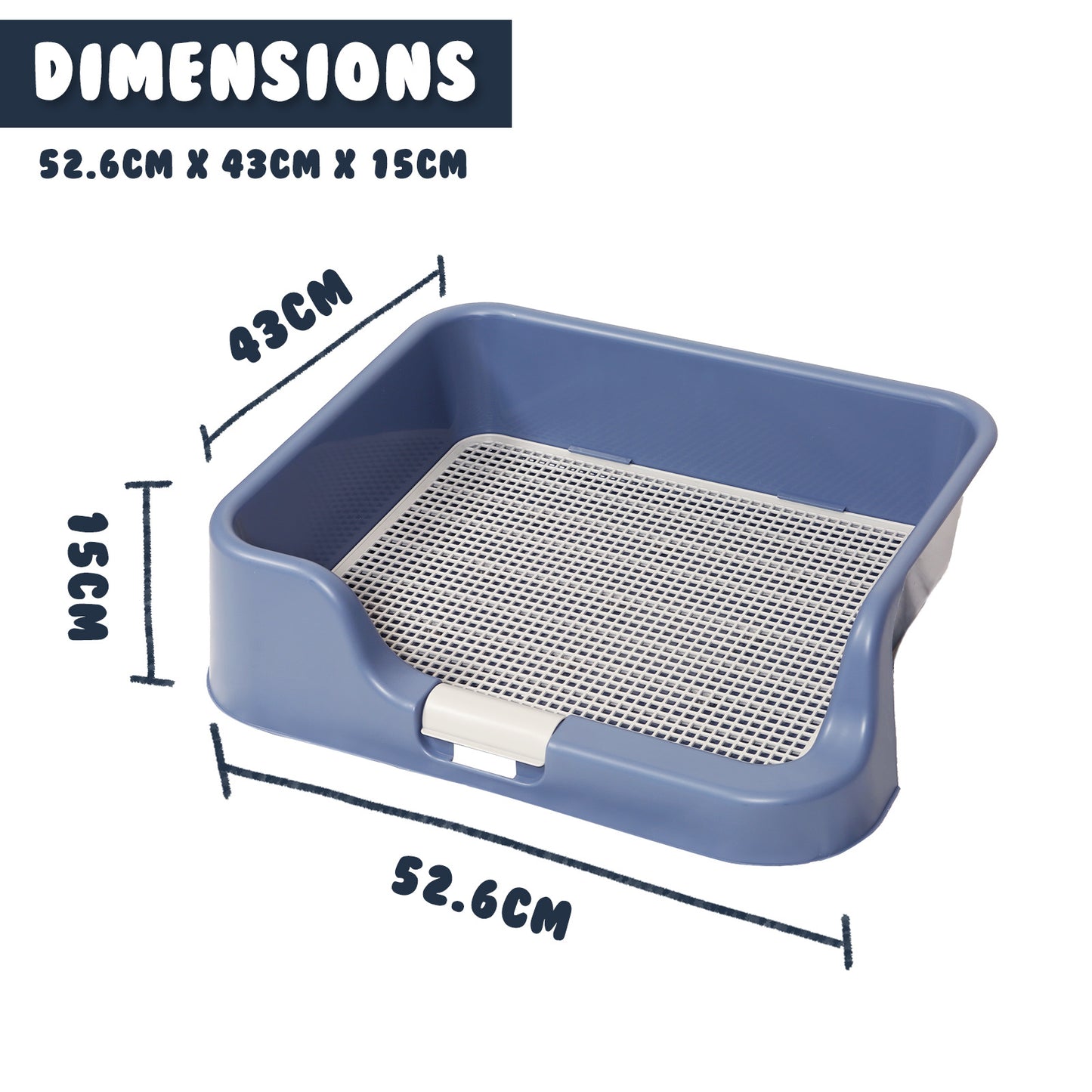 ps-korea-blue-dog-pet-potty-tray-training-toilet-raised-walls-t1 www.mallsonline.com.au