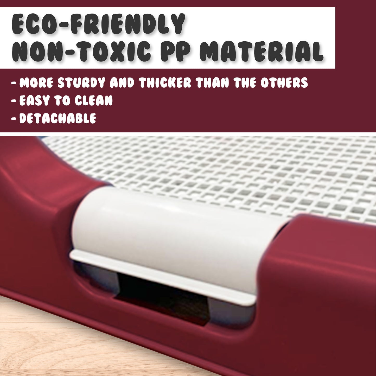 ps-korea-wine-dog-pet-potty-tray-training-toilet-raised-walls-t1 www.mallsonline.com.au