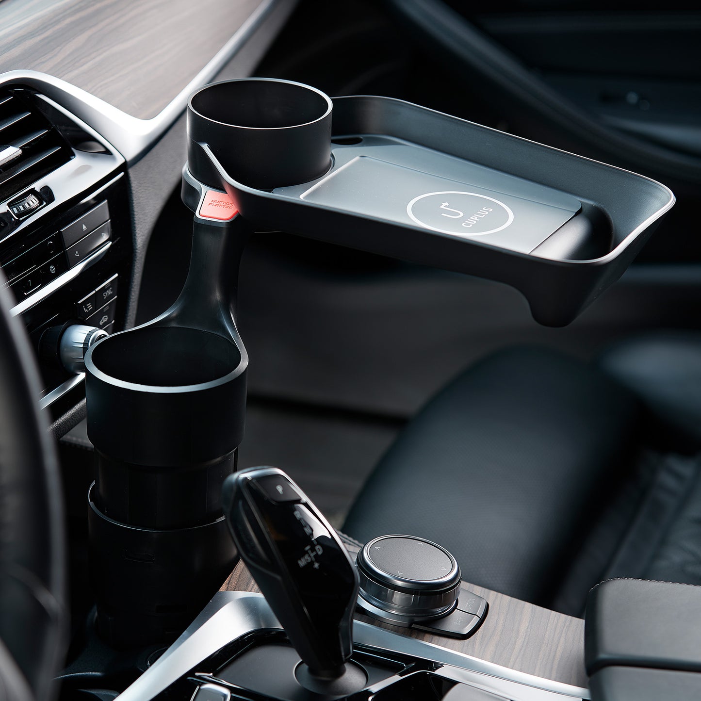 kustom-10w-car-cup-holder-extension-fast-wireless-charger-tray at www.mallsonline.com.au
