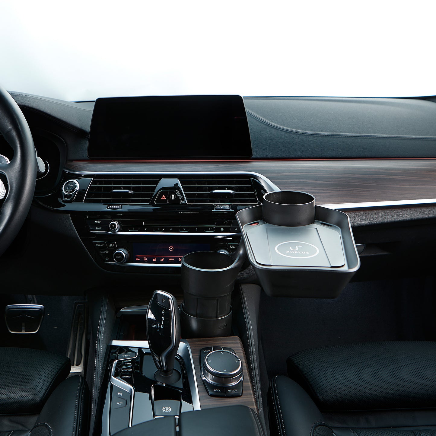 kustom-10w-car-cup-holder-extension-fast-wireless-charger-tray at www.mallsonline.com.au