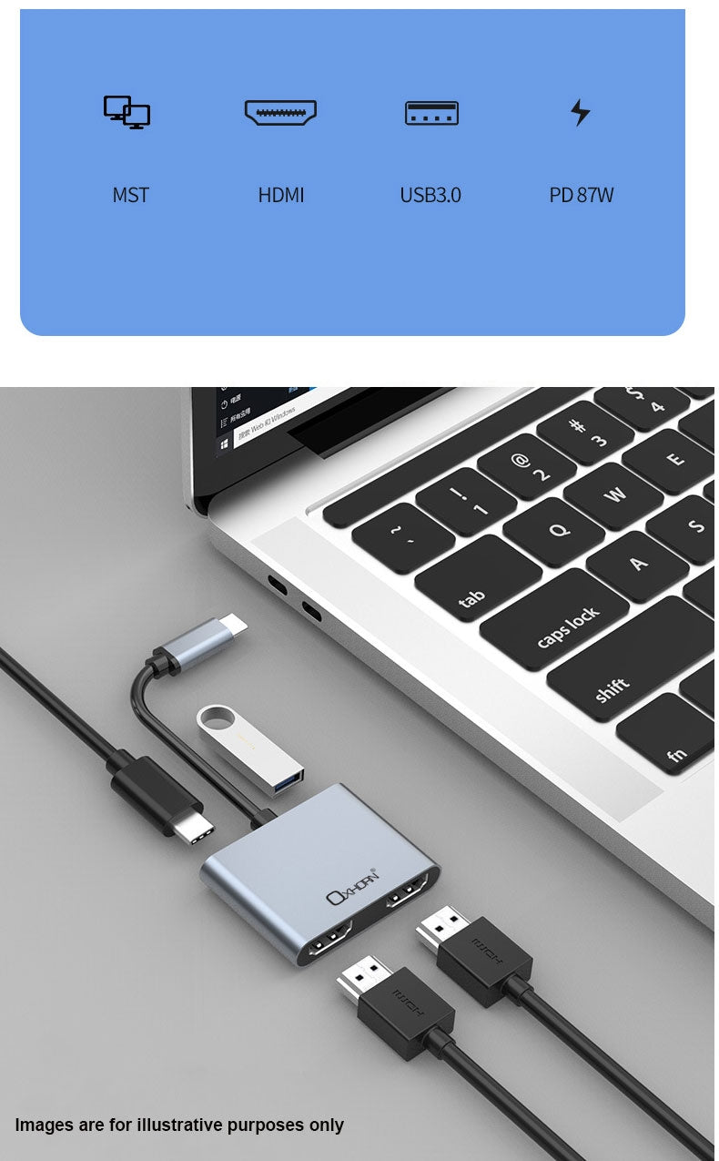 oxhorn-usb-c-multi-display-adapter at www.mallsonline.com.au