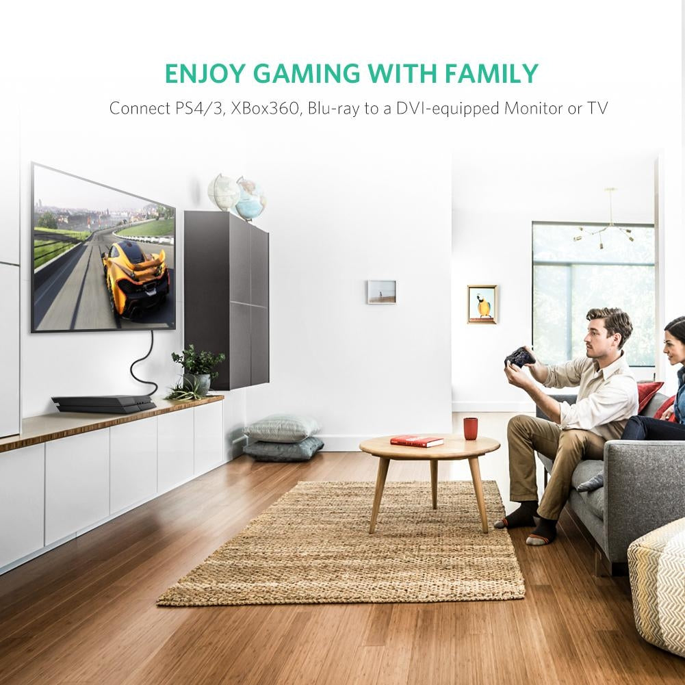 ugreen-10136-hdmi-to-dvi-24-1-cable-3m at www.mallsonline.com.au