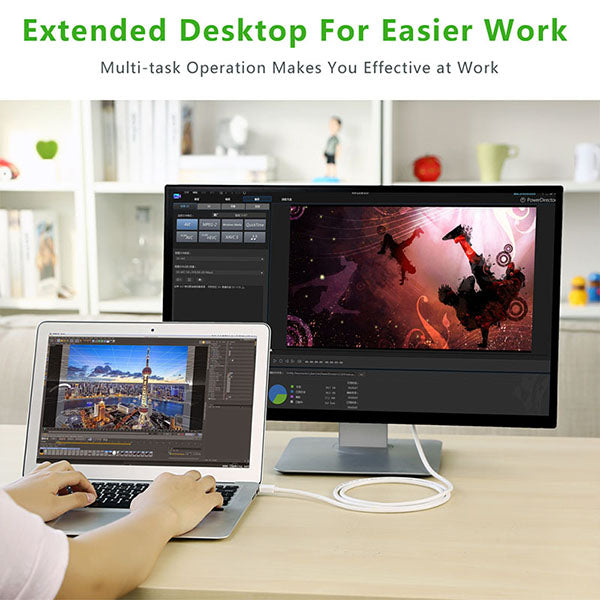 ugreen-mini-dp-to-dvi-cable-3m-10425 at www.mallsonline.com.au