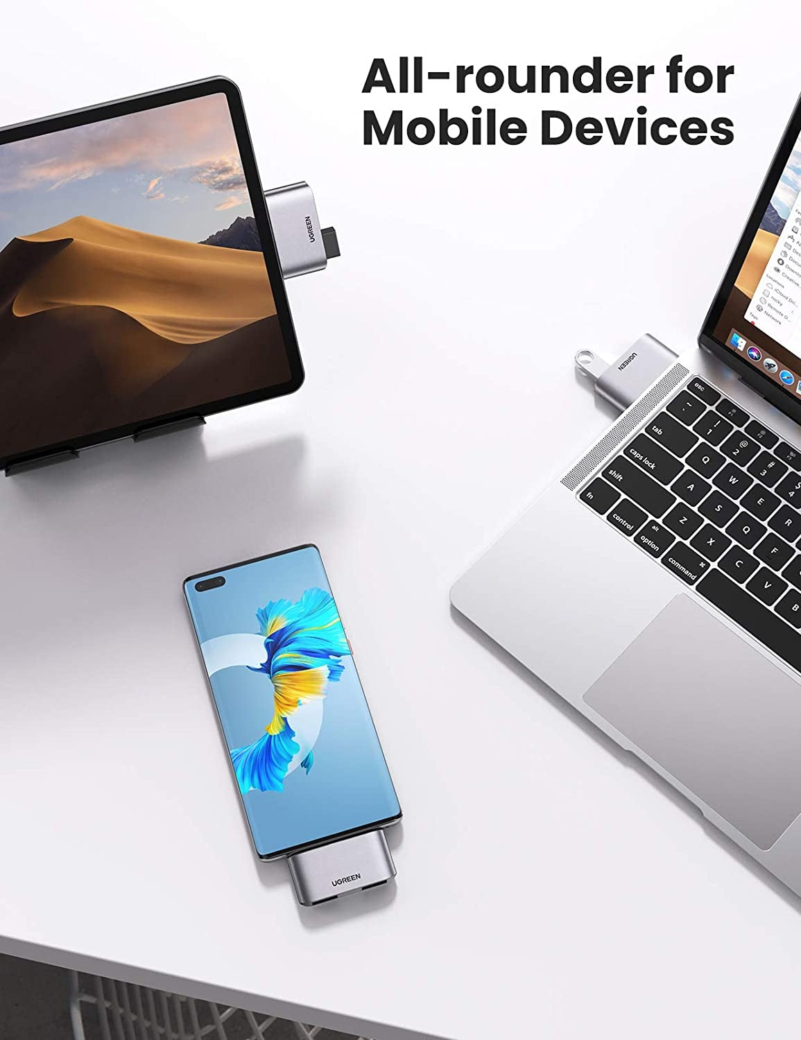 ugreen-10912-usb-c-to-usb-3-0-x2-adapter at www.mallsonline.com.au