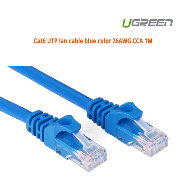ugreen-cat6-utp-blue-color-26awg-cca-lan-cable-15m-11207 at www.mallsonline.com.au