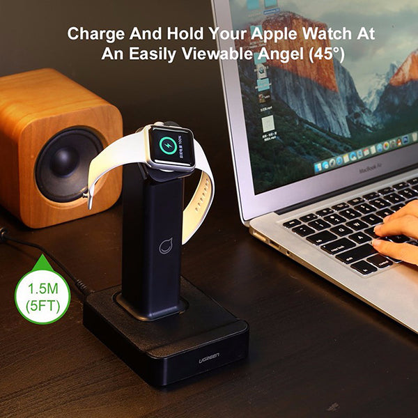 ugreen-apple-watch-magnetic-charging-dock-black-30361 at www.mallsonline.com.au