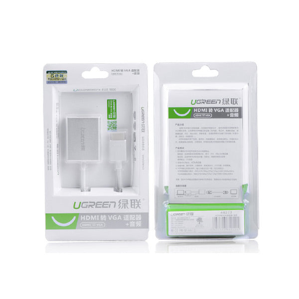 ugreen-hdmi-to-vga-3-5mm-audio-mirco-usb-converter-40212 at www.mallsonline.com.au