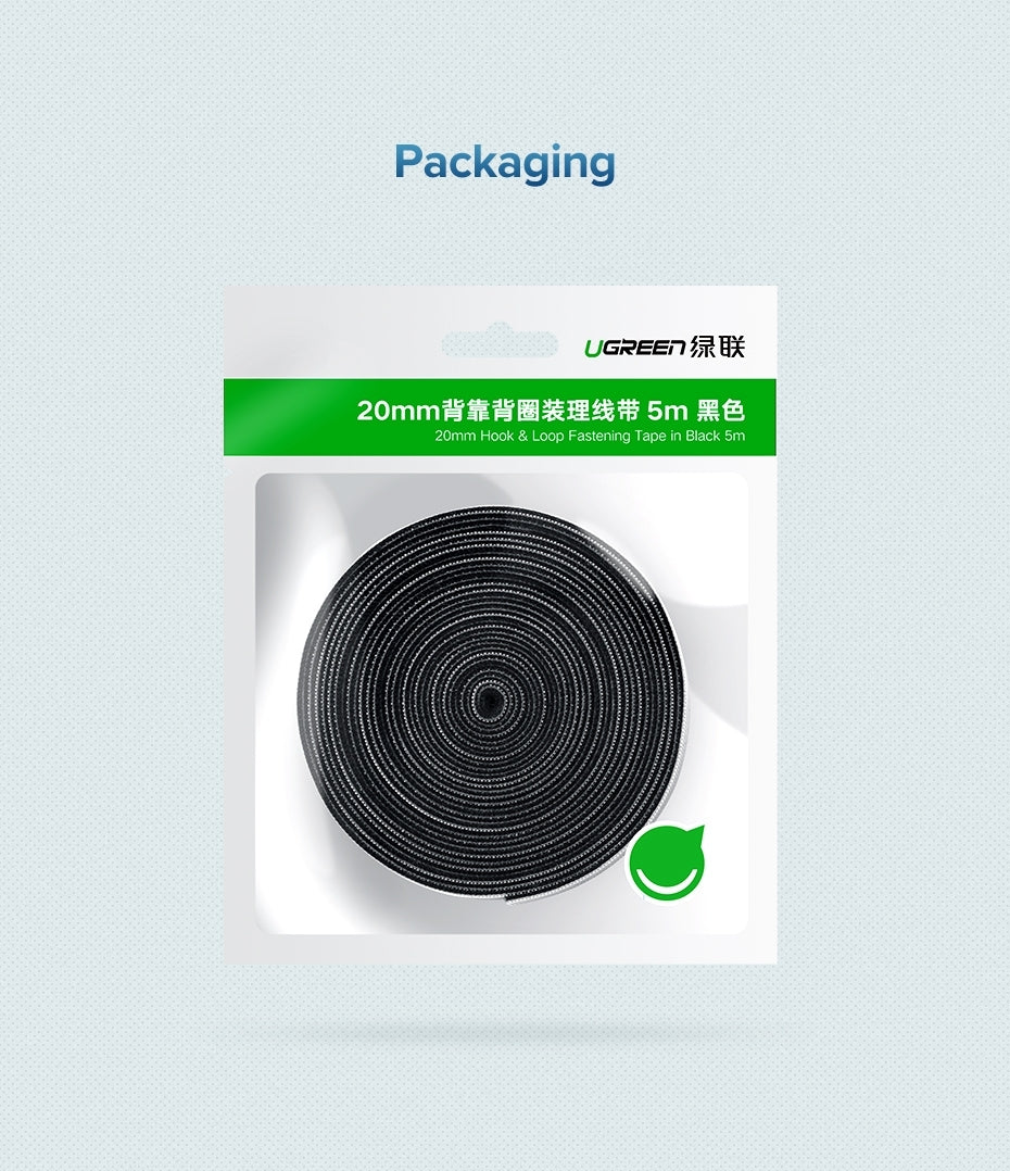 ugreen-40356-cable-organizer-5m-black at www.mallsonline.com.au
