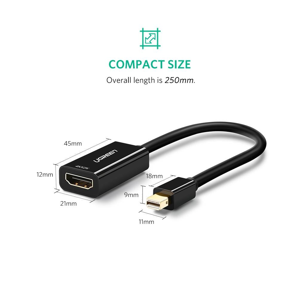 ugreen-40360-4k-mini-dp-to-hdmi-adapter at www.mallsonline.com.au