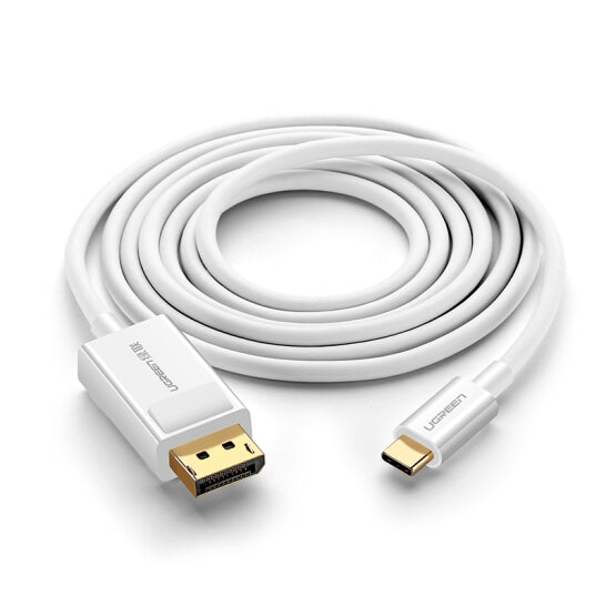 ugreen-usb-type-c-to-dp-cable-1-5m-white-40420 at www.mallsonline.com.au