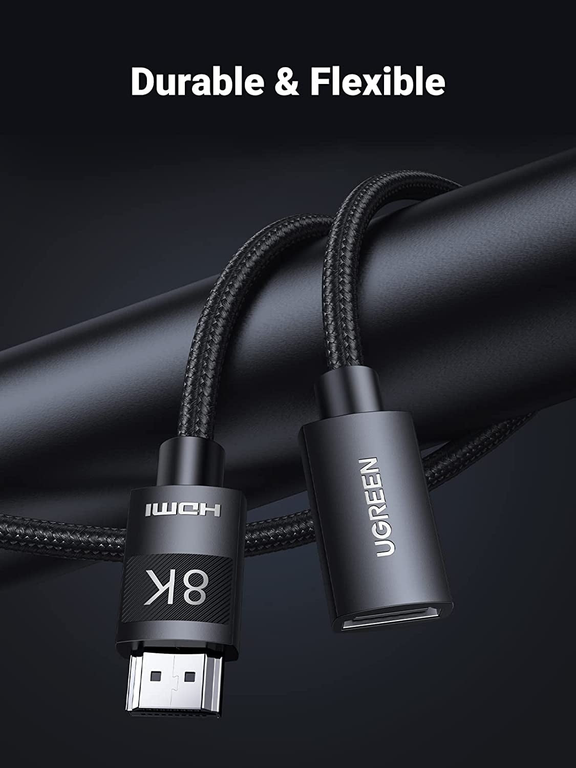 ugreen-40447-hdmi-extension-cable-8k-60hz-48gbps-male-to-female-cable-1m at www.mallsonline.com.au