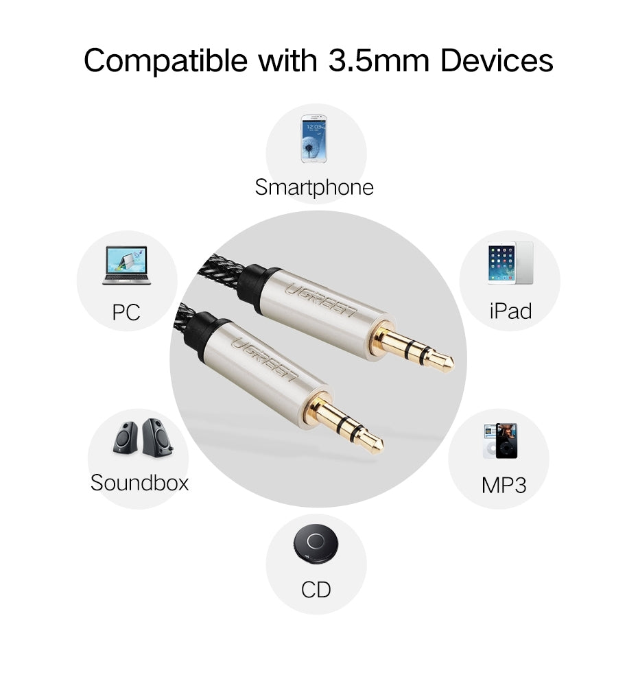 ugreen-40787-premium-3-5mm-male-to-3-5mm-male-cable-15m at www.mallsonline.com.au