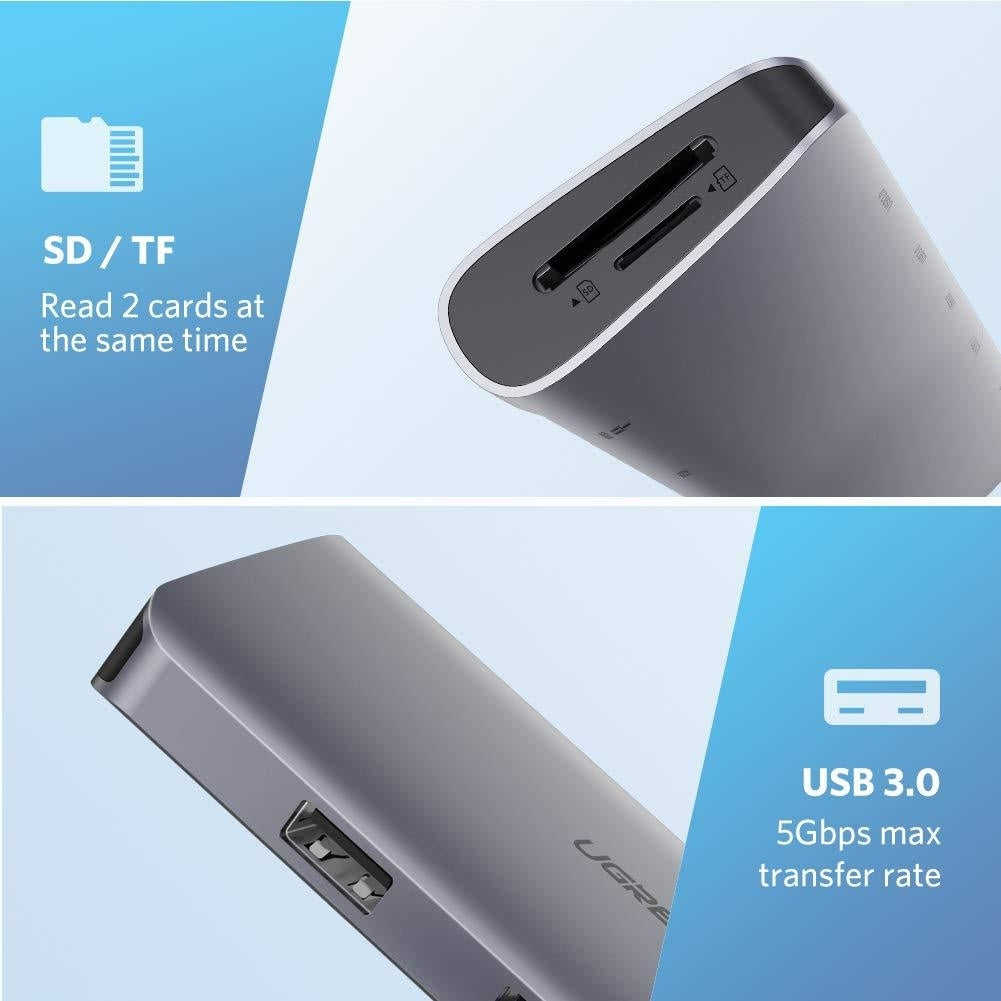 ugreen-type-c-9-in-1-multifunction-adapter-hdmi-vga-gigabit-typec-usb3-0-x-3-sd-tf-40873 at www.mallsonline.com.au