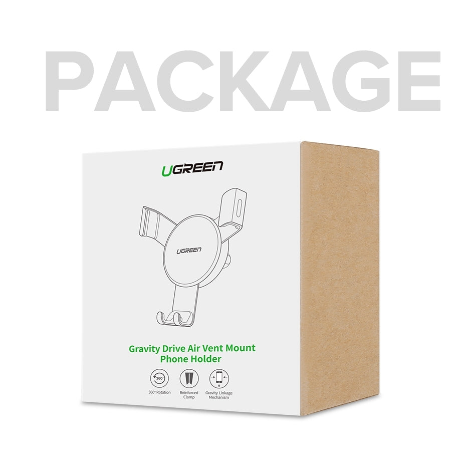 ugreen-40907-gravity-drive-air-vent-mount-phone-holder at www.mallsonline.com.au