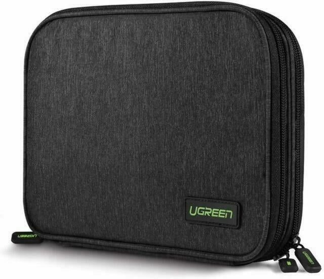 ugreen-50147-double-layer-electronic-accessories-organiser-travel-bag at www.mallsonline.com.au