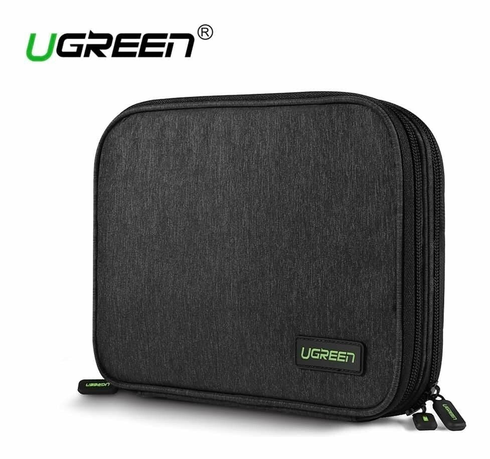 ugreen-50147-double-layer-electronic-accessories-organiser-travel-bag at www.mallsonline.com.au