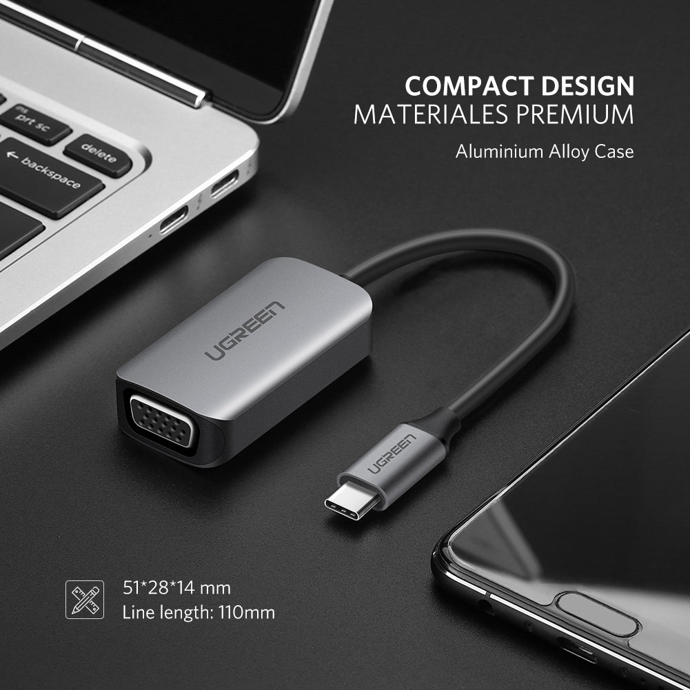 ugreen-usb-type-c-to-vga-converter-50316 at www.mallsonline.com.au