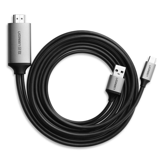 ugreen-type-c-to-hdmi-cable-with-usb-power-1-5m-50544 at www.mallsonline.com.au