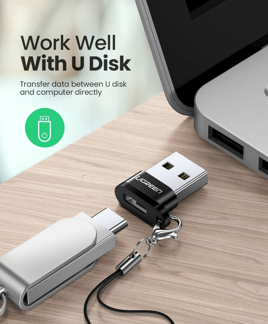 ugreen-50568-usb-c-3-1-female-to-usb-a-2-0-male-adapter at www.mallsonline.com.au