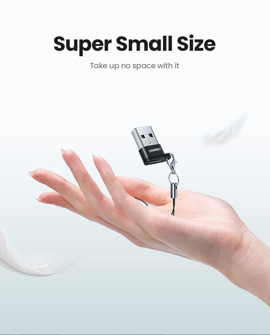 ugreen-50568-usb-c-3-1-female-to-usb-a-2-0-male-adapter at www.mallsonline.com.au