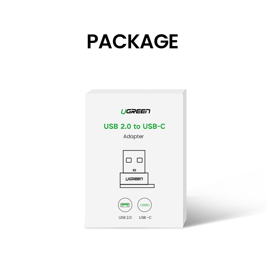 ugreen-50568-usb-c-3-1-female-to-usb-a-2-0-male-adapter at www.mallsonline.com.au