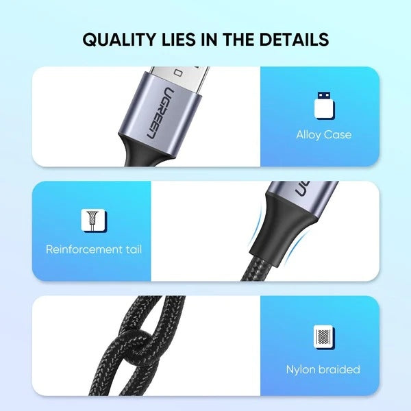 ugreen-60128-ugreen-usb-a-to-c-quick-charging-cable-2m at www.mallsonline.com.au