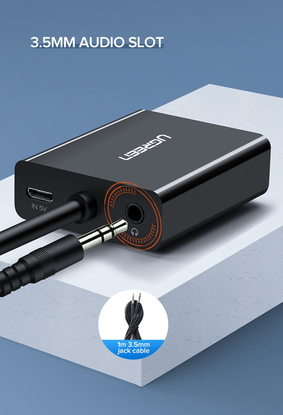 ugreen-vga-to-hdmi-converter-black-60814 at www.mallsonline.com.au