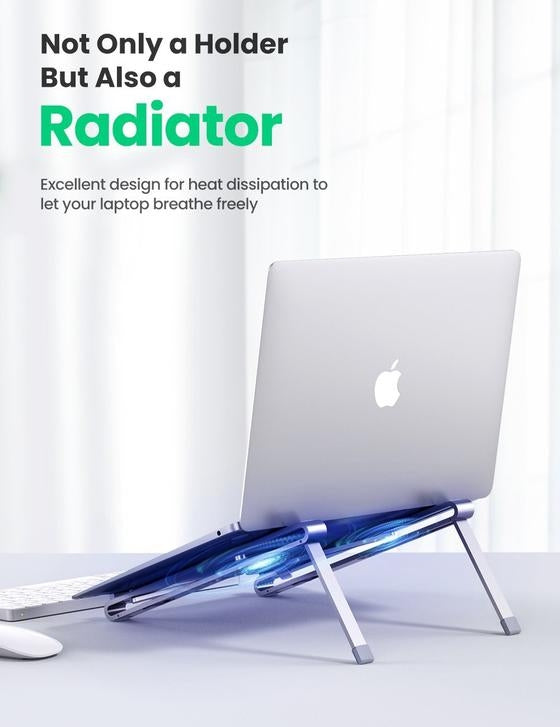 ugreen-80705-foldable-aluminum-laptop-stand-holder at www.mallsonline.com.au