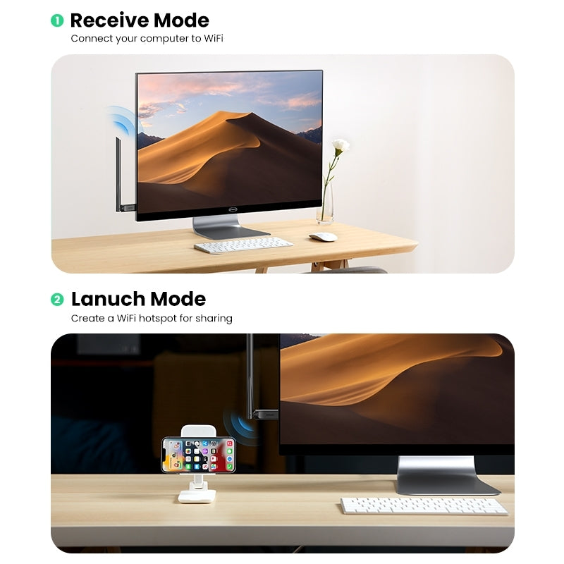 ugreen-90339-ac650-high-gain-dual-band-wireless-usb-adapter at www.mallsonline.com.au