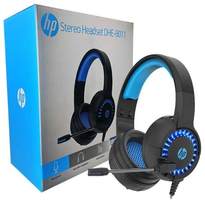 hp-dhe-8011um-usb-3-5mm-with-led-stereo-gaming-headset at www.mallsonline.com.au