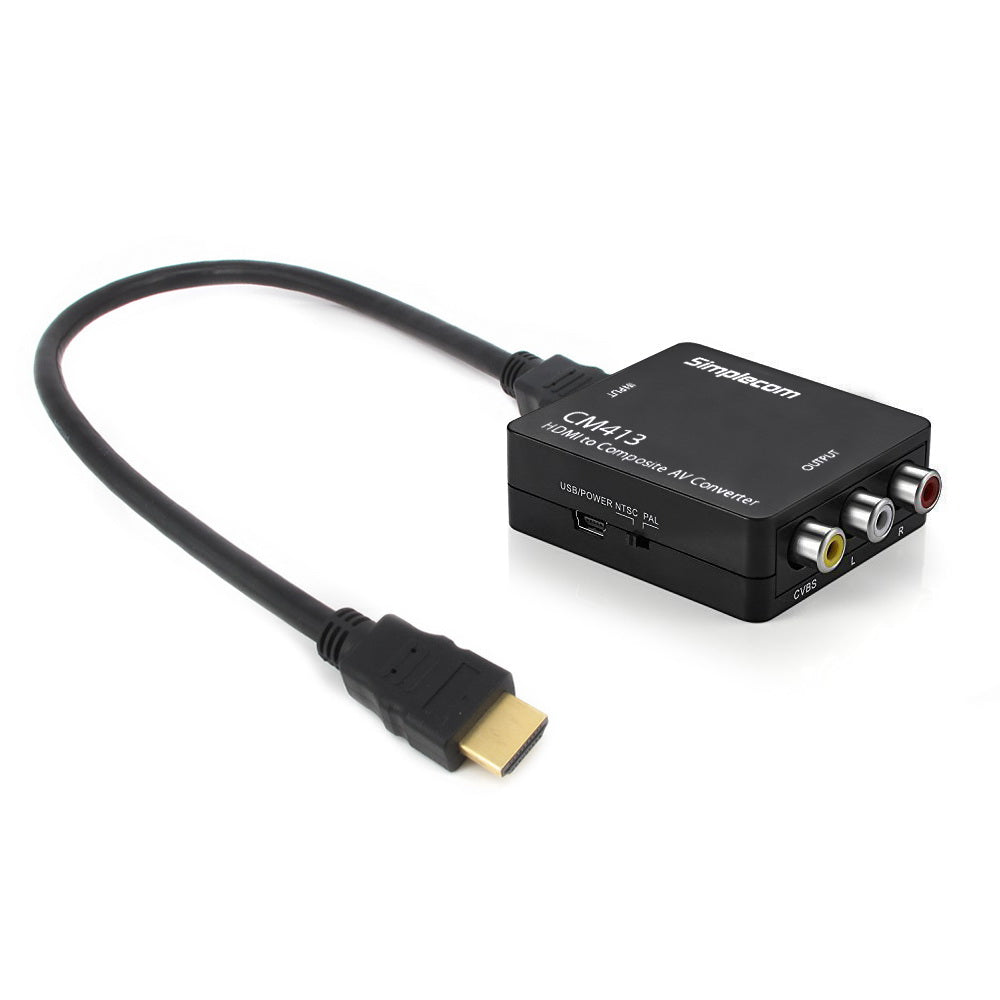simplecom-cm413-hdmi-to-composite-av-cvbs-3rca-video-converter-1080p-downscaling at www.mallsonline.com.au