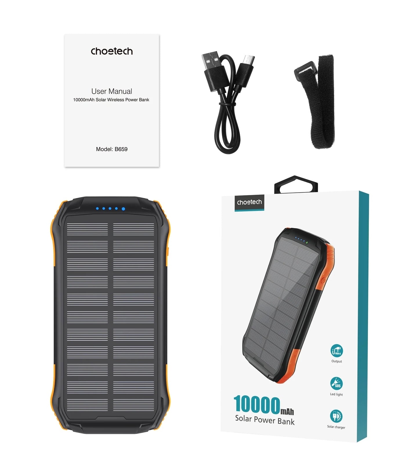 choetech-b659-10000mah-solar-power-bank at www.mallsonline.com.au