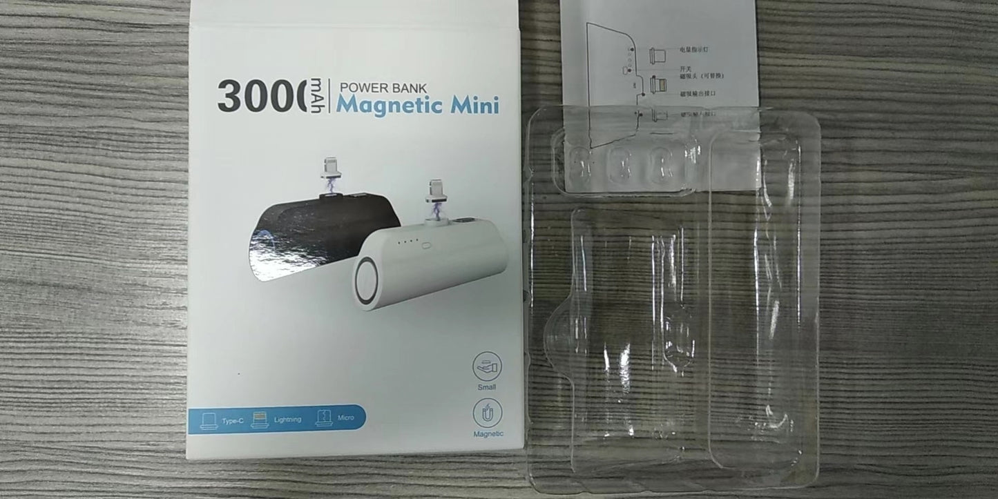 choetech-b660-bk-3000mah-mini-power-bank-with-3-magnetic-connectors-black at www.mallsonline.com.au