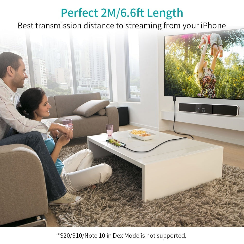 choetech-ch0050-usb-c-to-hdmi-gen2-4k-cable-5m-black www.mallsonline.com.au