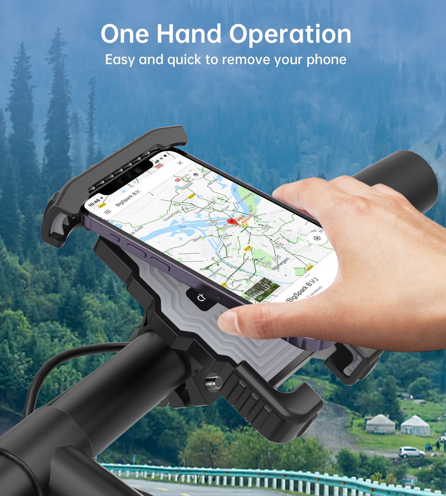 choetech-h067-gn-adjustable-mobile-stand-for-bicycle-green at www.mallsonline.com.au