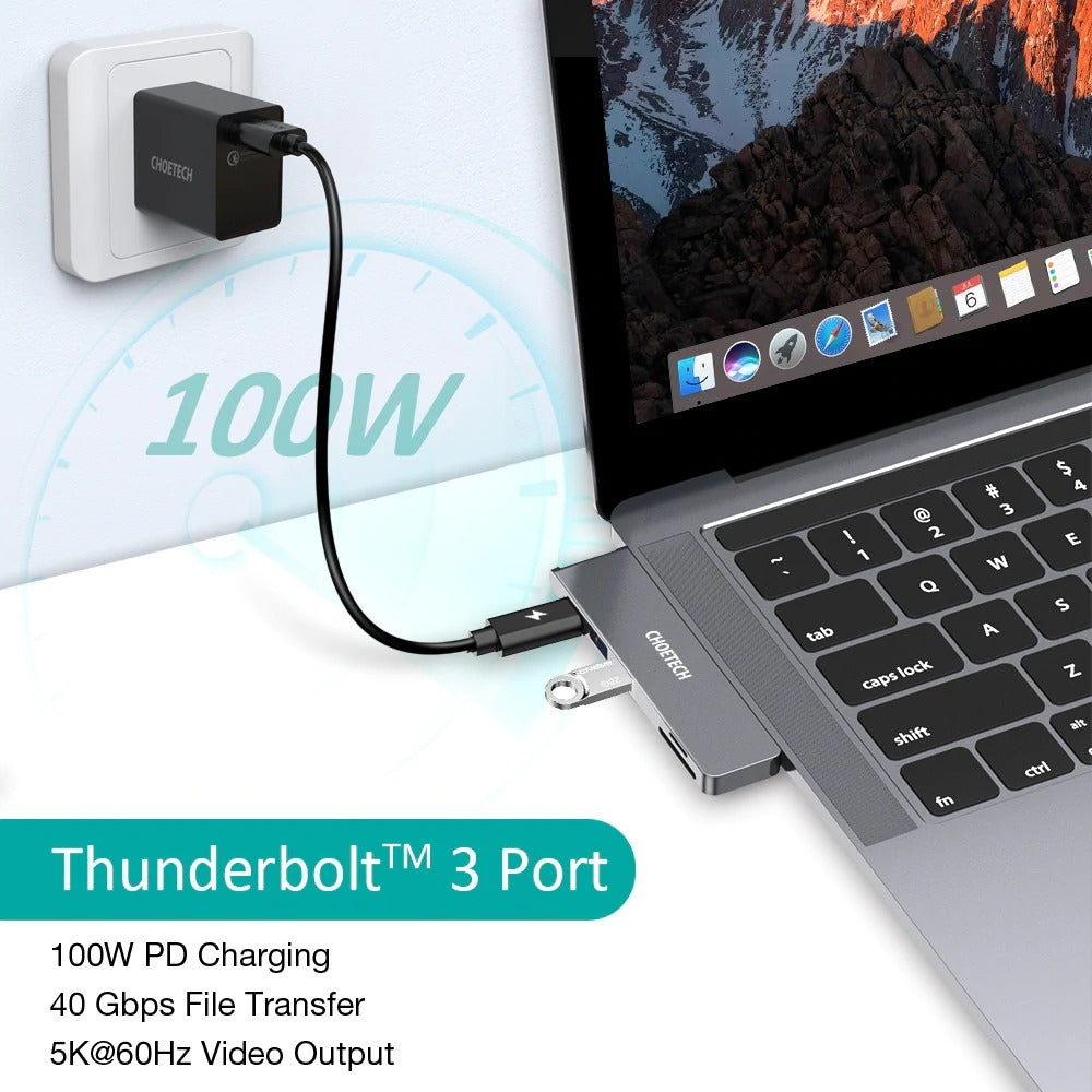 choetech-hub-m14-usb-c-7-in-1-expand-docking-station-hub-for-macbook-pro at www.mallsonline.com.au