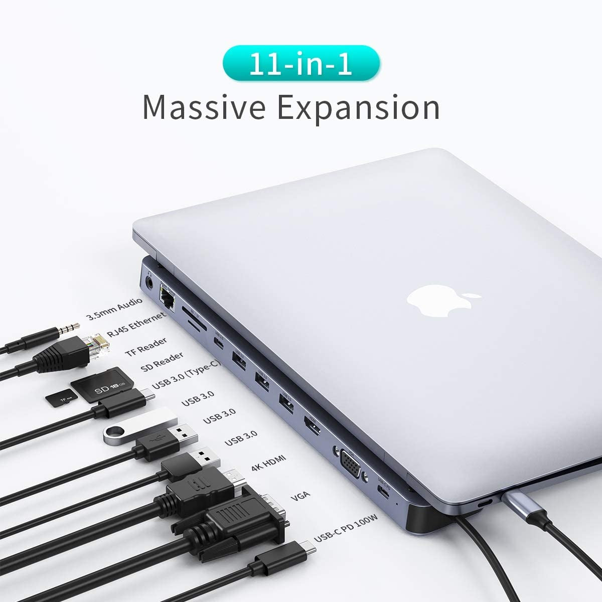 choetech-hub-m20-usb-c-11-in-1-multifunction-adapter at www.mallsonline.com.au