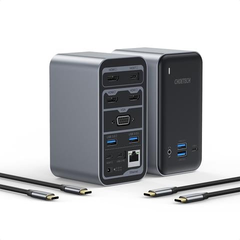 choetech-hub-m21-15-in-1-usb-c-docking-station at www.mallsonline.com.au