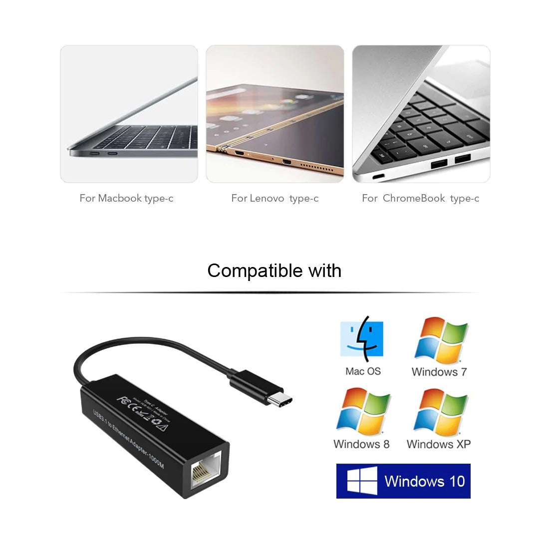 choetech-hub-r01-usb-3-1-type-c-to-rj45-gigabit-ethernet-adapter at www.mallsonline.com.au
