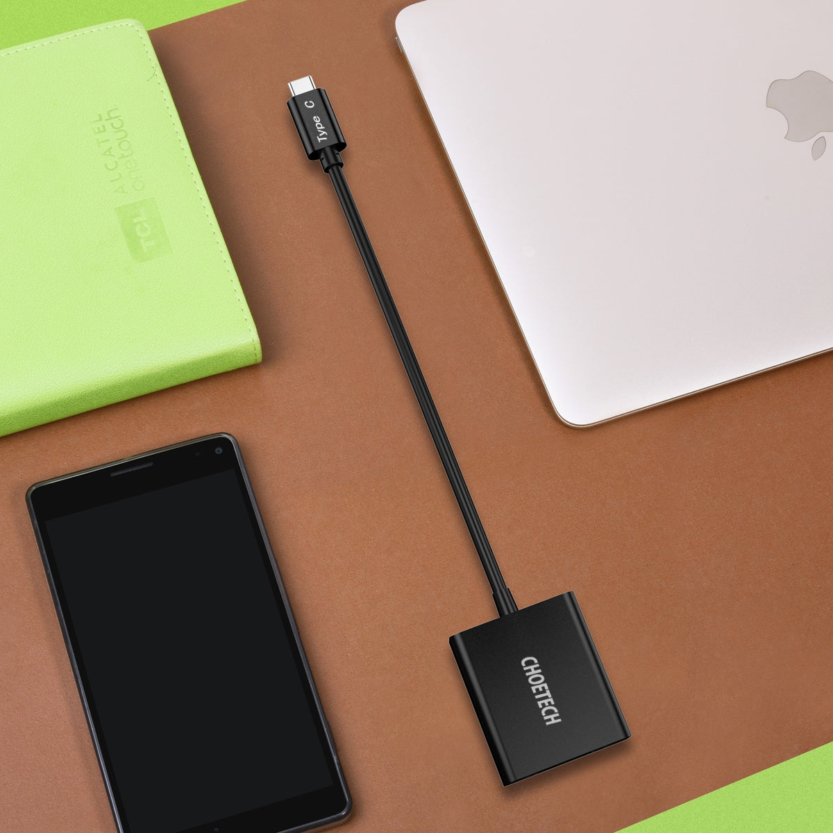 choetech-hub-v01-usb-c-to-vga-adapter at www.mallsonline.com.au