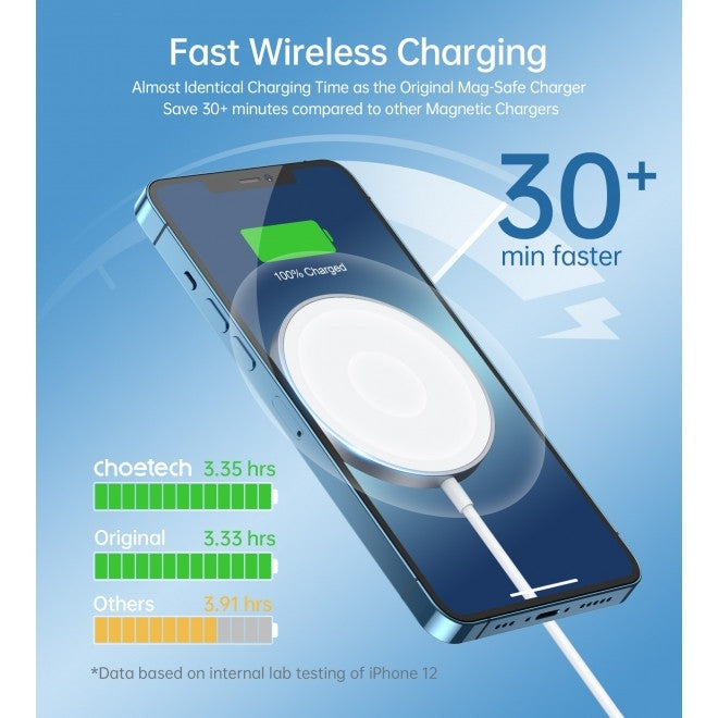 choetech-ma00117-sl-magleap-magnetic-wireless-charger-with-stand-and-ac-adapter at www.mallsonline.com.au