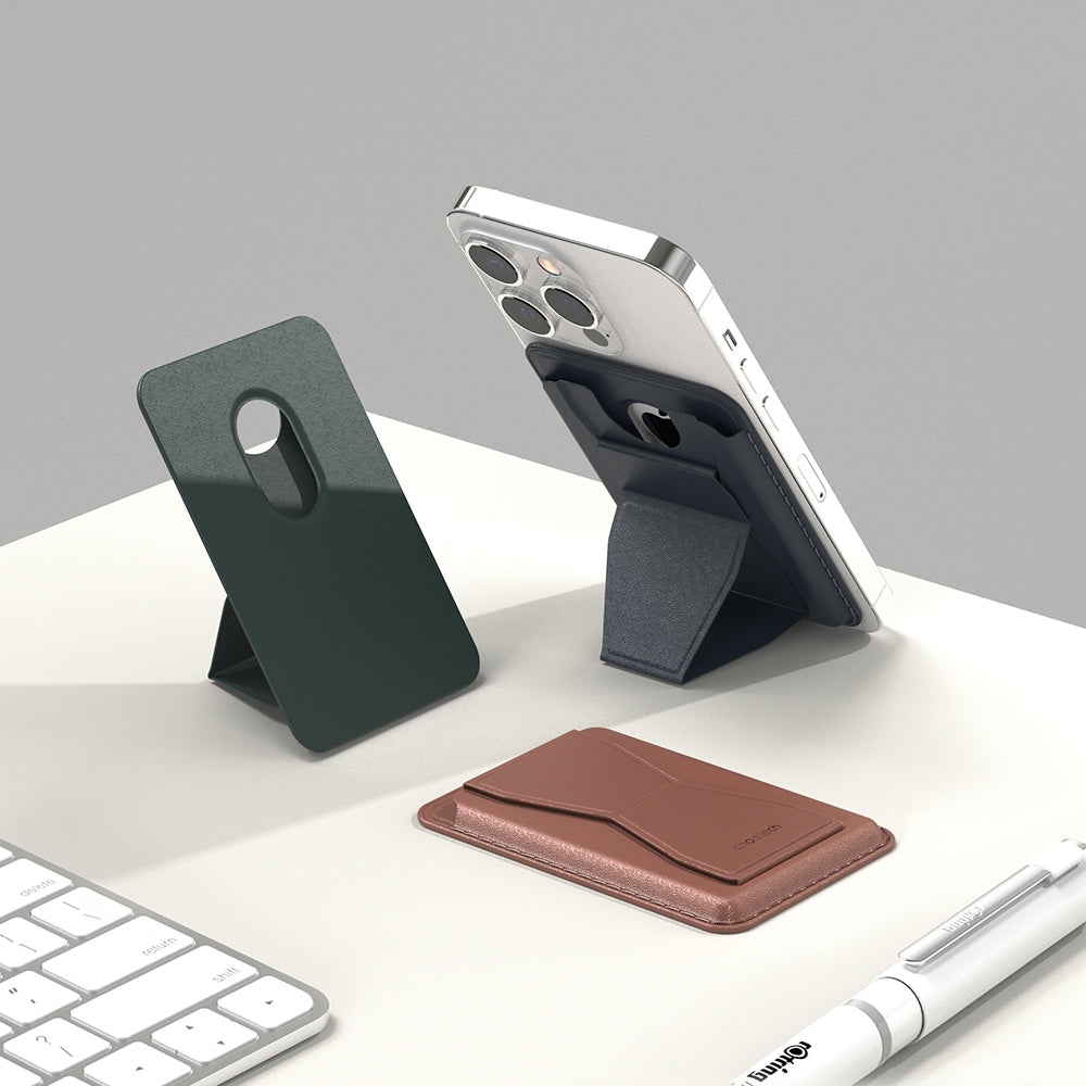 choetech-pc0003-dgn-magnetic-card-holder-for-iphone-12-13-14-green at www.mallsonline.com.au