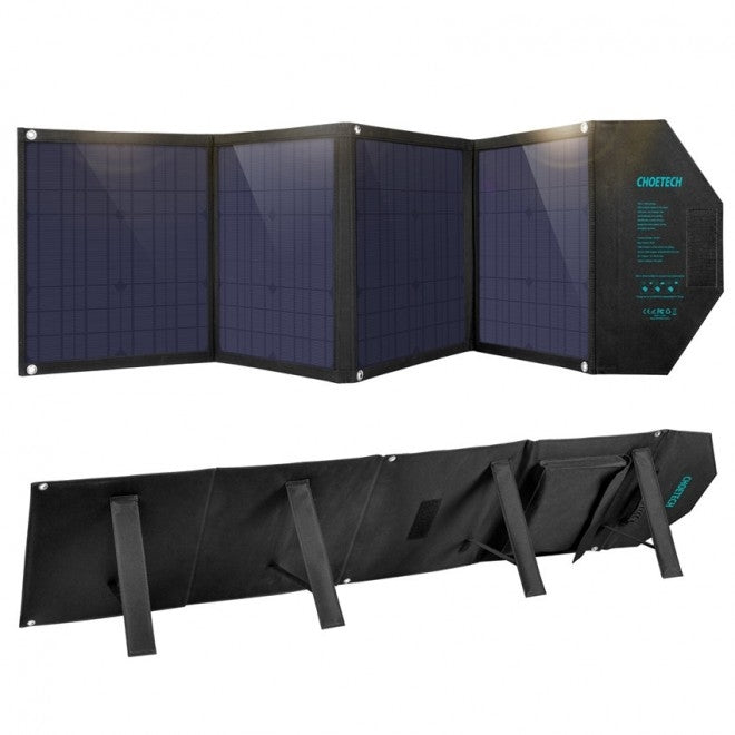 choetech-sc007-solar-panel-portable-charger-80w-18v-with-usb-c-pd-30w at www.mallsonline.com.au