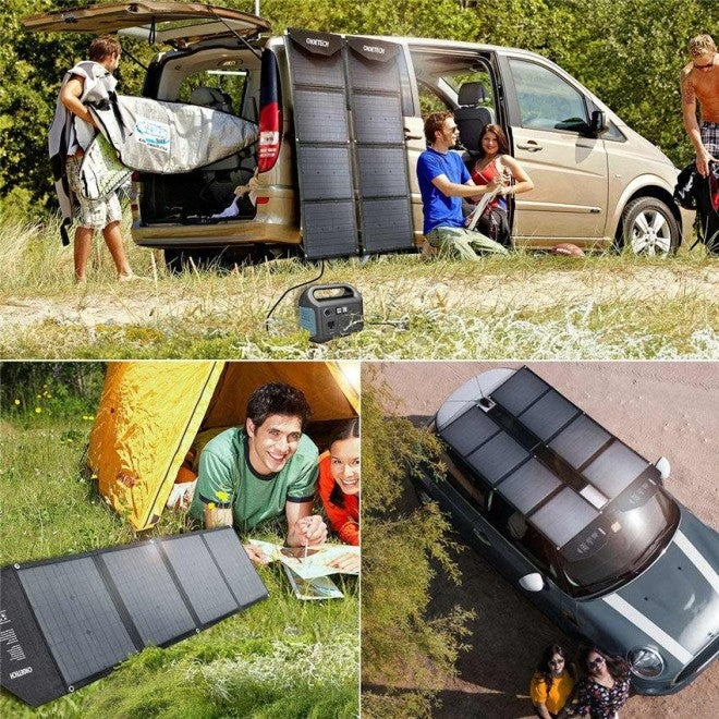 choetech-sc007-solar-panel-portable-charger-80w-18v-with-usb-c-pd-30w at www.mallsonline.com.au