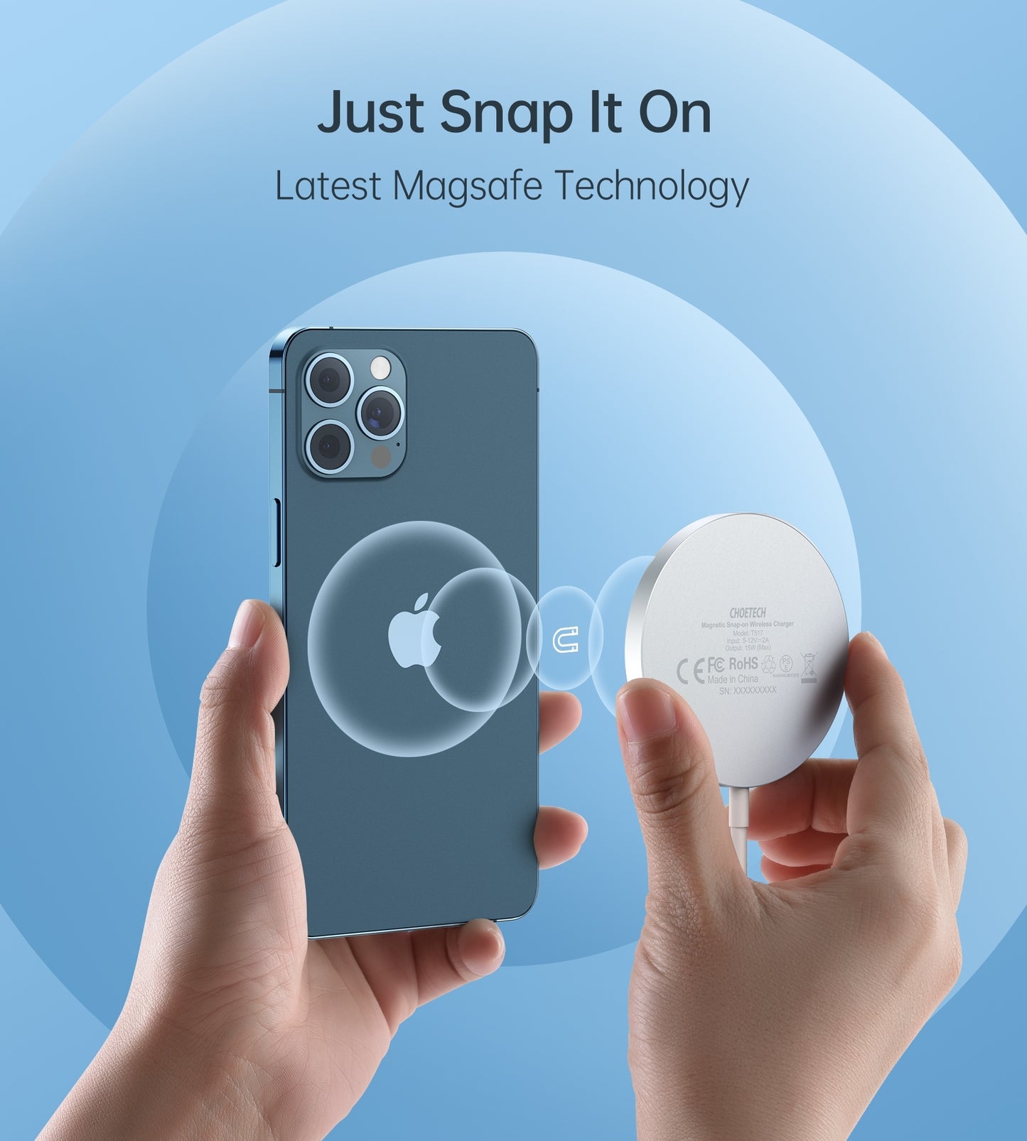 choetech-t517-f-15w-magsafe-magnetic-wireless-charger-white-1-5m at www.mallsonline.com.au